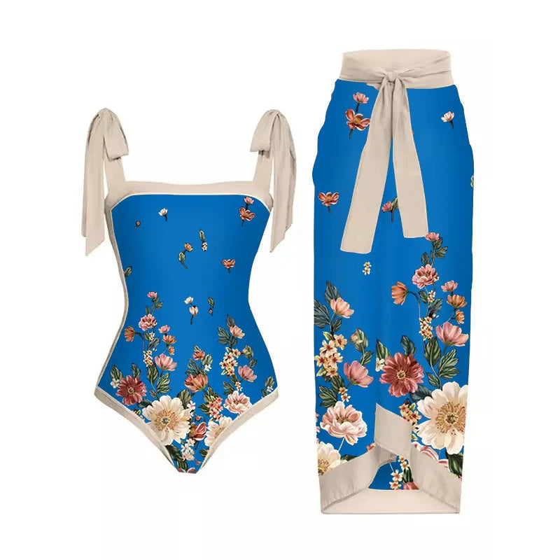 2026 New Arrival Push Up Women Bikini Set Floral Printed Ruffle Bikinis Strappy Bandage Swimwear Brazilian Biquini Bathing Suit