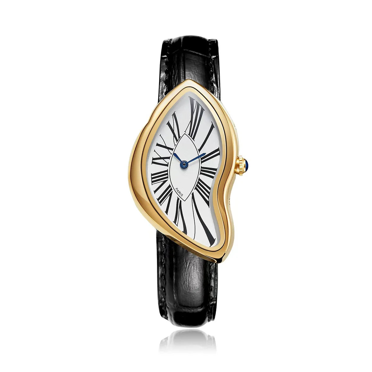 New Alien Crash Melt Twist Y2K Watches for Men and Women Fashion Leather Strap Waterproof Quartz Wristwatches Gift Drop Shipping