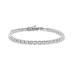 Geometric CZ Bezel Tennis Bracelet For Women Girl Classic Fashion High Quality 5A Cubic Zirconia Jewelry