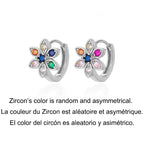 Stainless Steel Rabbit Butterfly Earrings for Women Gold Color Hoop Earrings 2024 Trending Aesthetic Jewelry pendientes mujer
