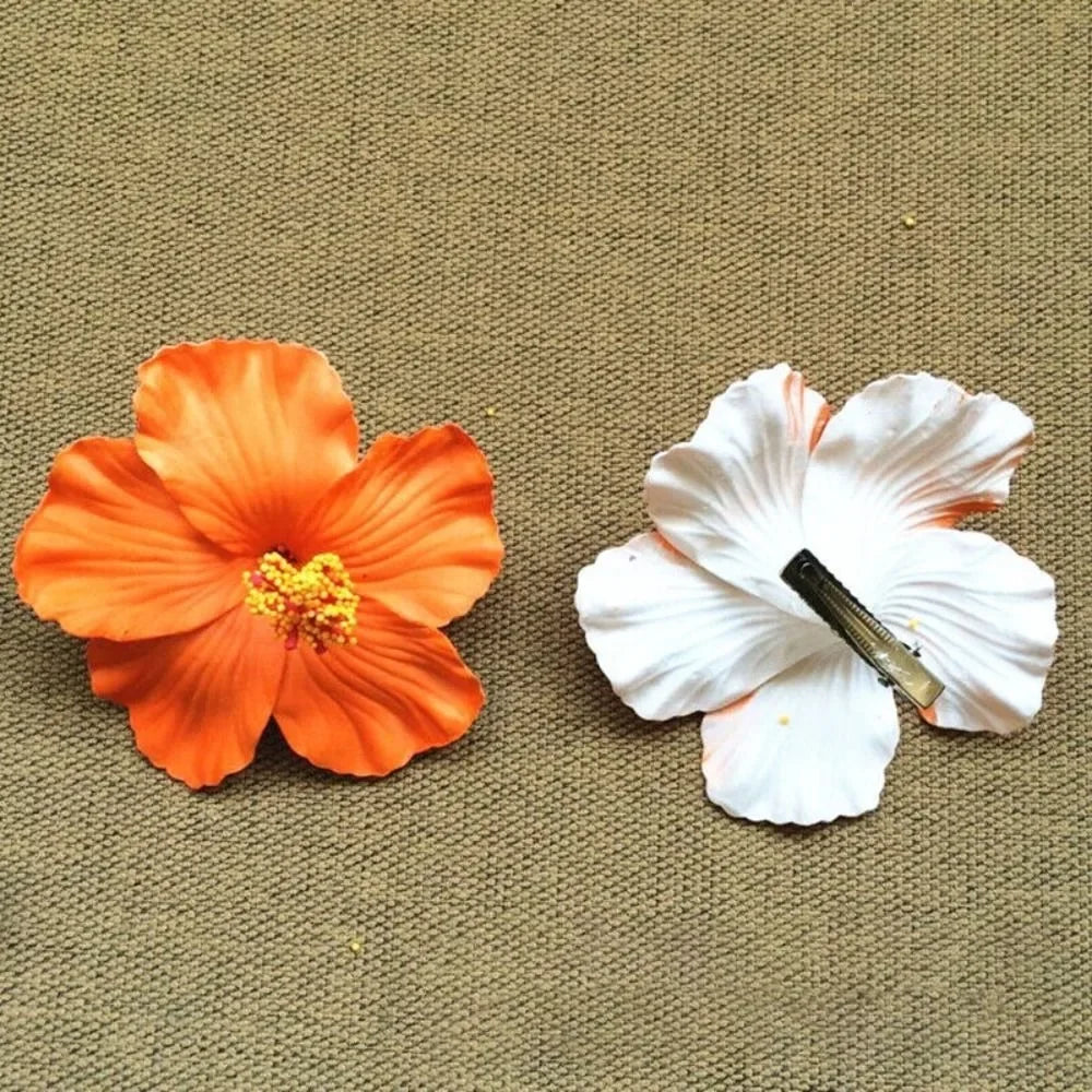 Headwear Hawaiian Flower Hair Clips Side Bangs Clip Romantic BB Hair Clips Hair Accessories Suitable Vacation Beach Parties