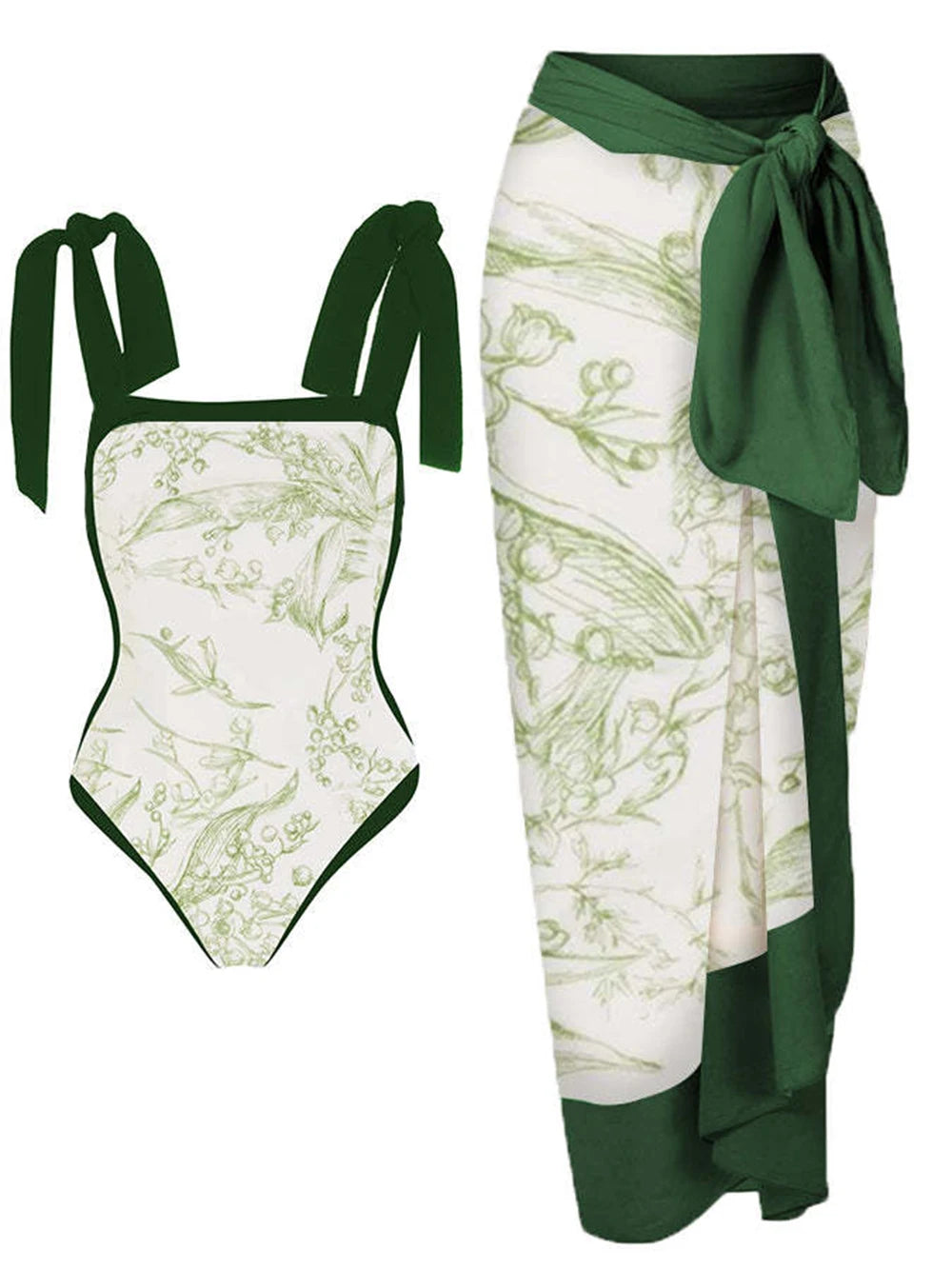 2026 New Arrival Push Up Women Bikini Set Floral Printed Ruffle Bikinis Strappy Bandage Swimwear Brazilian Biquini Bathing Suit