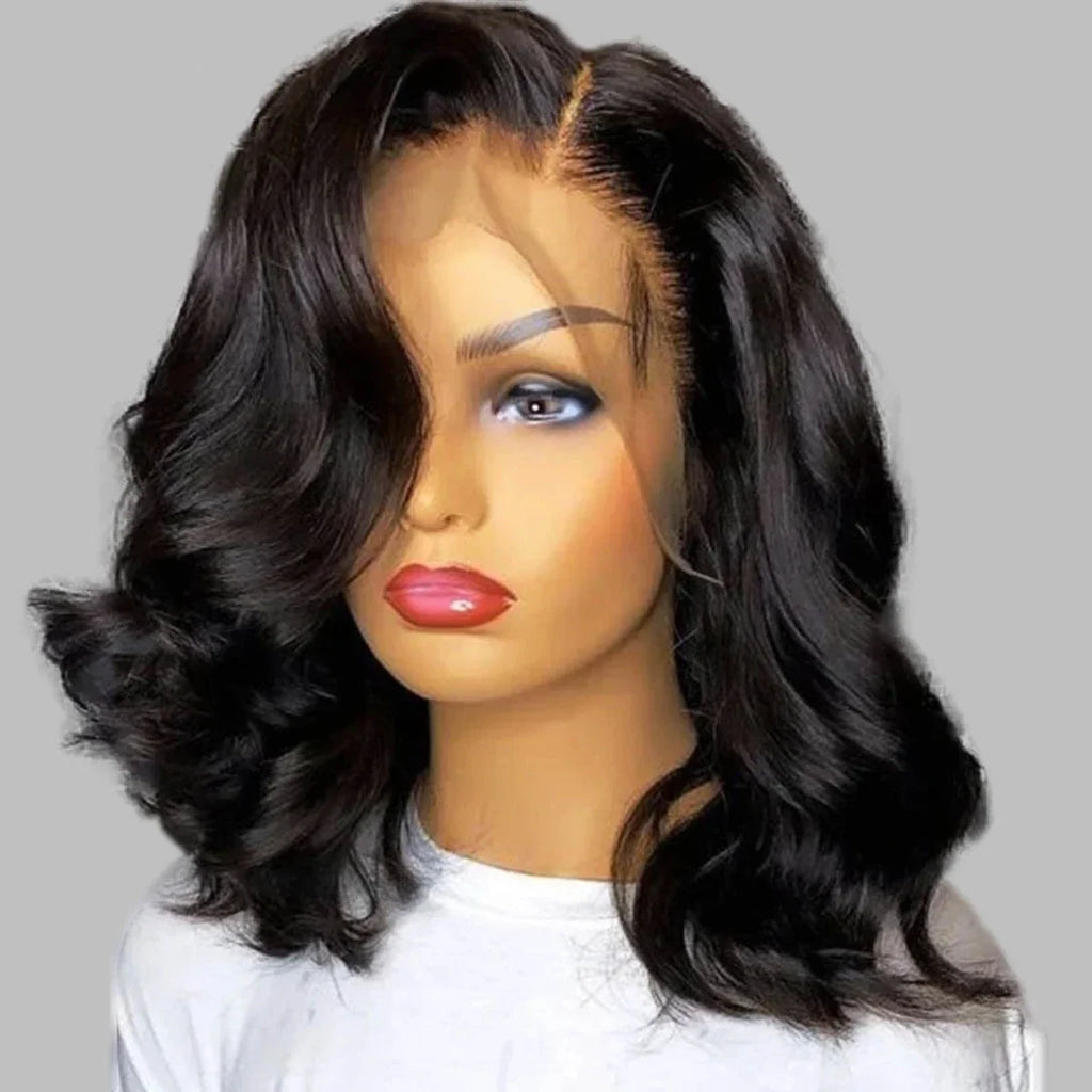 13x4 Body Wave Lace Front Wig Brazilian Human Hair Pre Plucked Natural Hairline Remy Hair Wig For Women