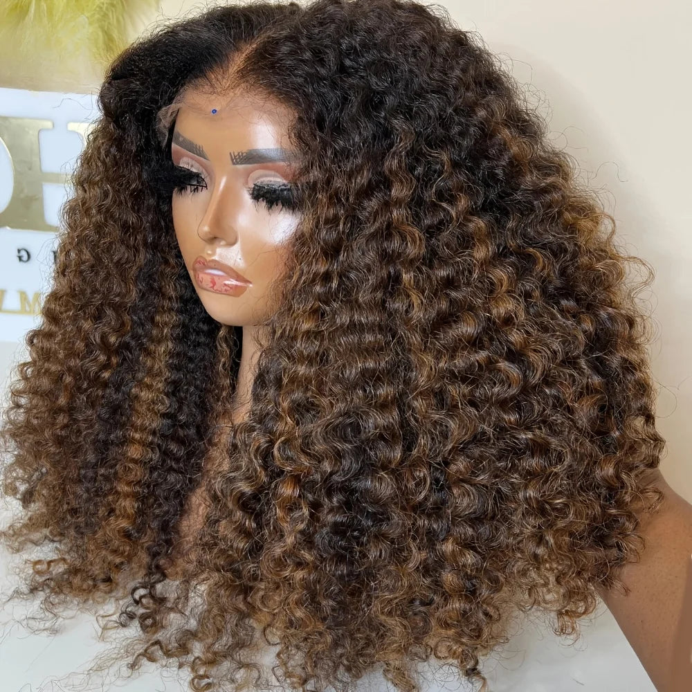 Glueless 30inch 180density Soft Kinky Straight Wig Black Yaki Lace Front Wig For Women Baby Hair Synthetic Wigs Heat Temperature