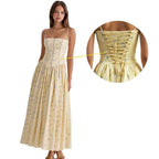 Suninheart Summer Clothes for Women Midi Elegant Dress 2025 New Arrivals White Floral Print Holiday Dress