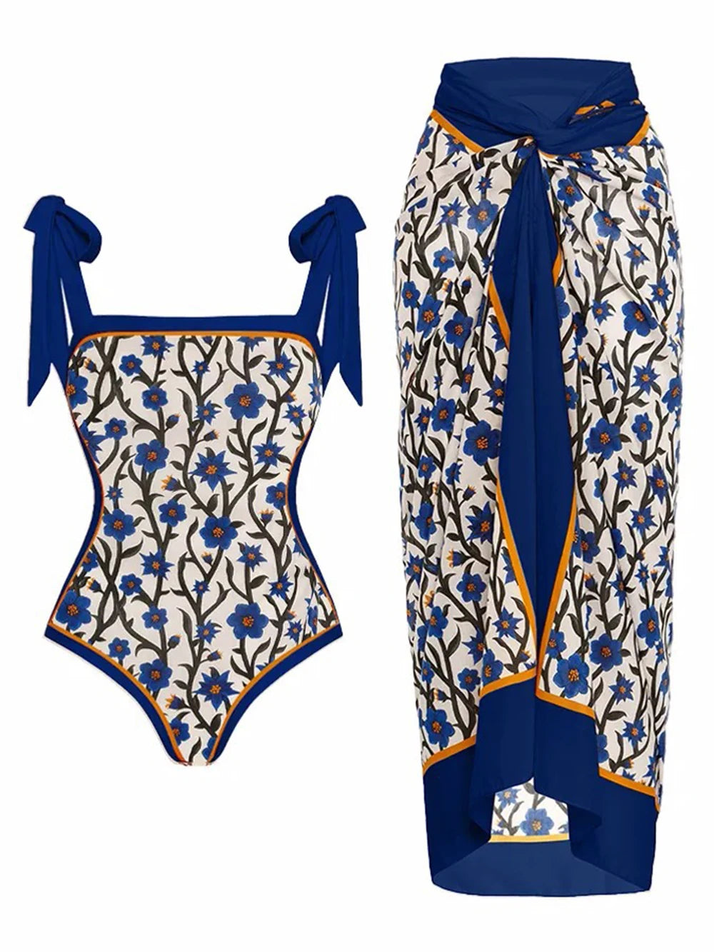 2026 New Arrival Push Up Women Bikini Set Floral Printed Ruffle Bikinis Strappy Bandage Swimwear Brazilian Biquini Bathing Suit