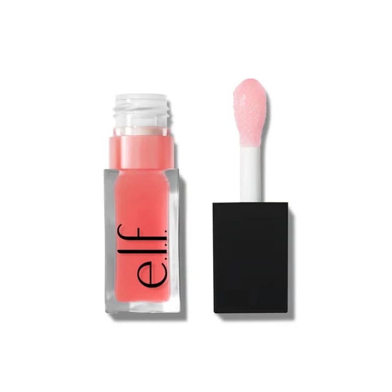 Elf New Glow Reviver Lip Gloss Candy Divine Wine Tinted Lightweight Moisturizing Nutritious Lip Oil Plump Lip Makeup Cosmetics