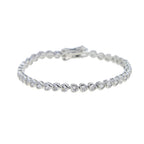 Geometric CZ Bezel Tennis Bracelet For Women Girl Classic Fashion High Quality 5A Cubic Zirconia Jewelry