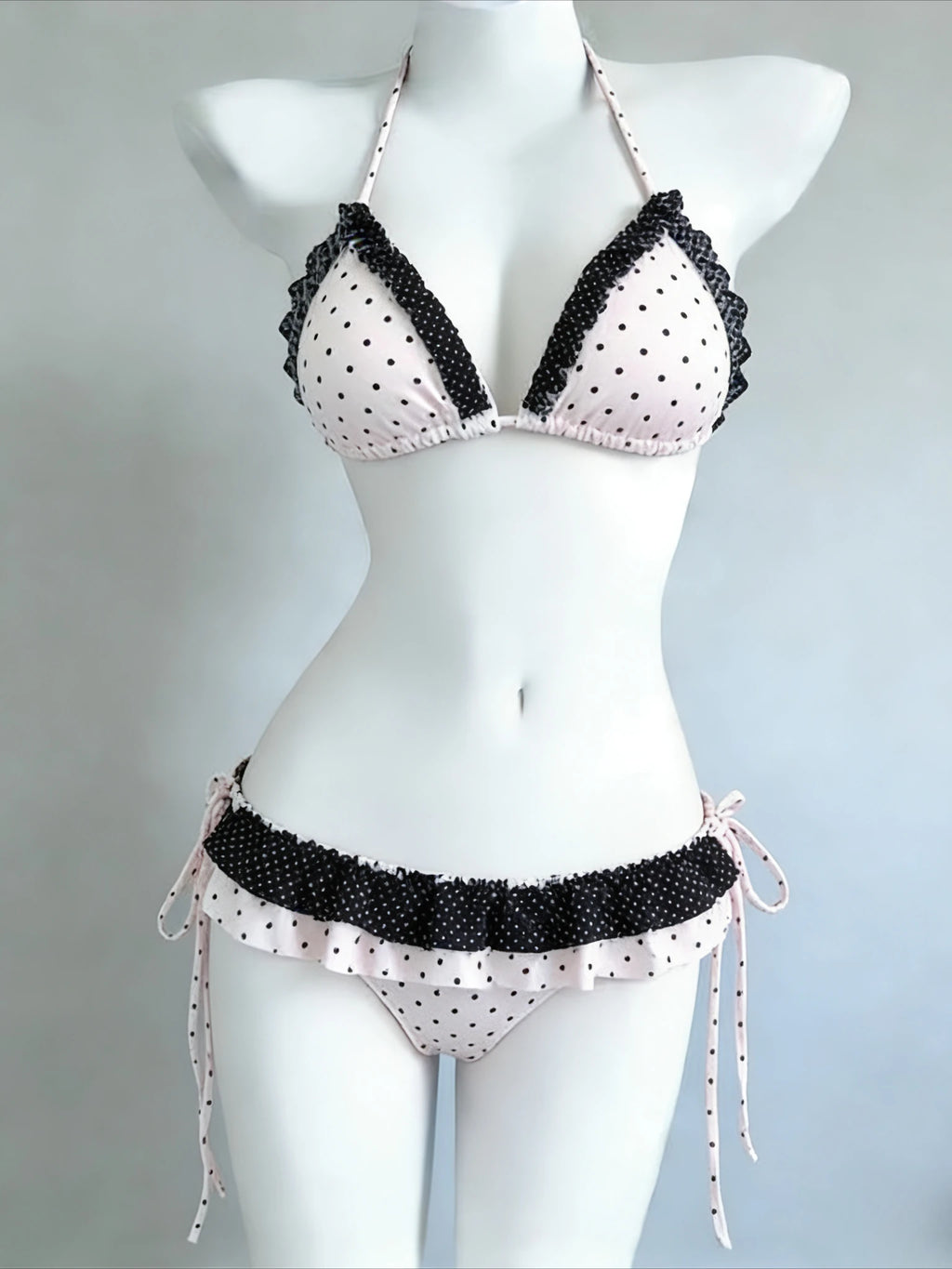 Vintage Striped Triangle Bikini Set High Cut Leg Two Piece Swimwear Stylish Quick Dry Beach Bathing Suit Holiday Swimming New