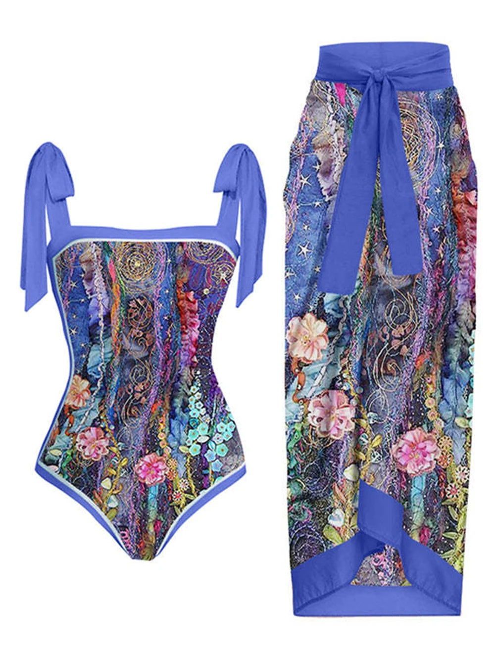 2026 New Arrival Push Up Women Bikini Set Floral Printed Ruffle Bikinis Strappy Bandage Swimwear Brazilian Biquini Bathing Suit