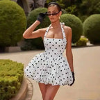 Avrilyaan Off Shoulder Backless Sexy A-line Dress Women 2025 Elegant Party Dress Strapless Bodycon Mini Summer Dress Vestidos
