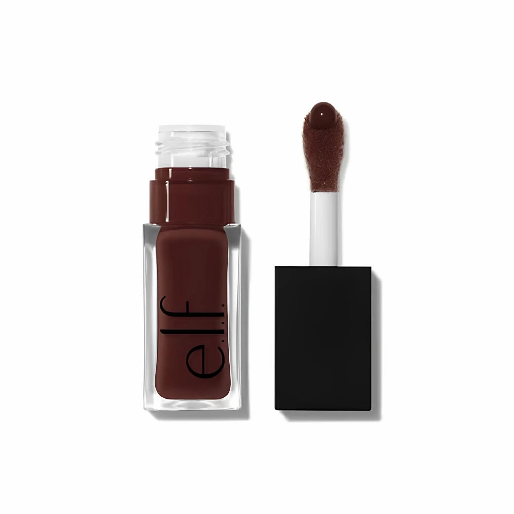 Elf New Glow Reviver Lip Gloss Candy Divine Wine Tinted Lightweight Moisturizing Nutritious Lip Oil Plump Lip Makeup Cosmetics