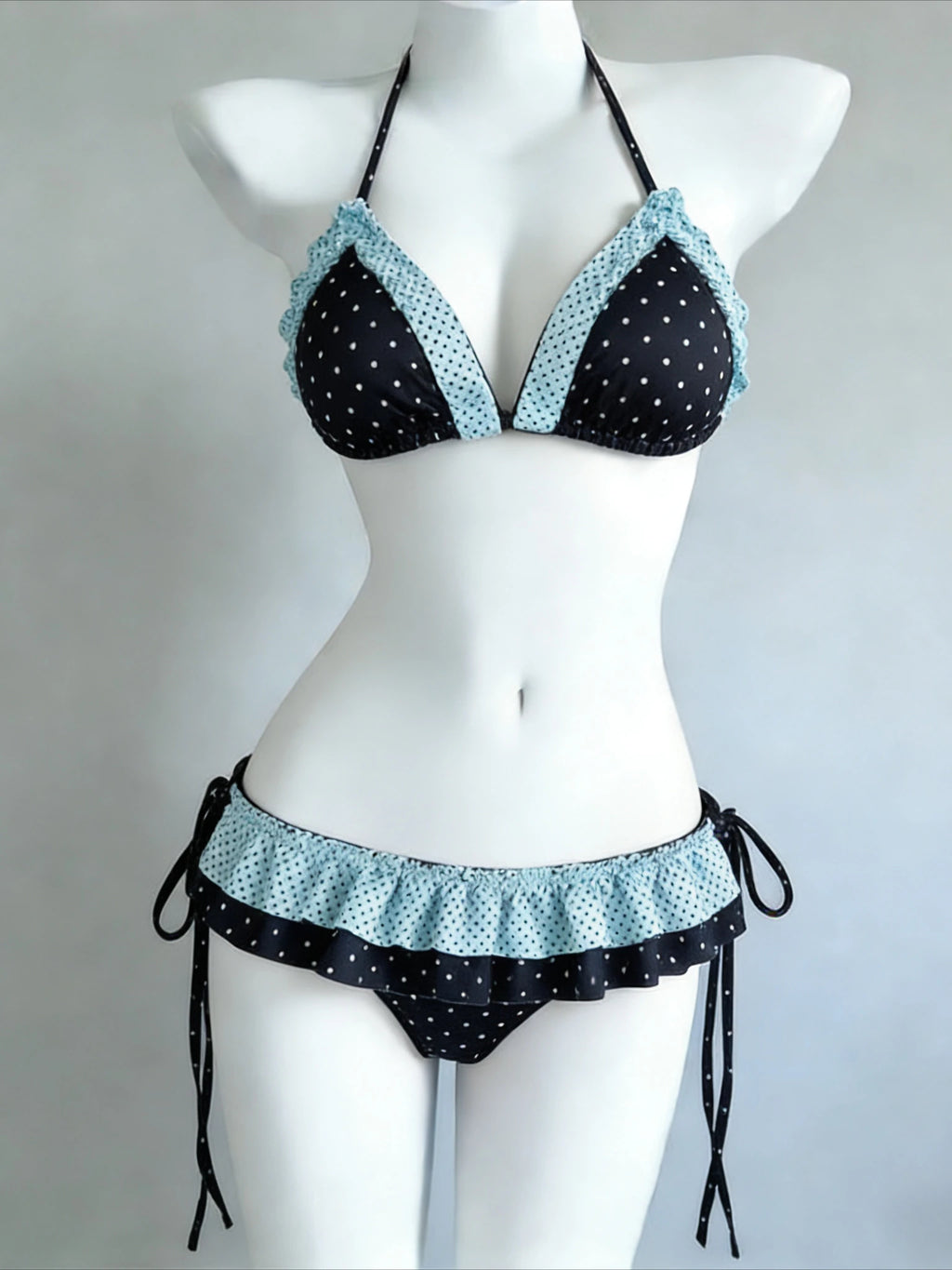 Vintage Striped Triangle Bikini Set High Cut Leg Two Piece Swimwear Stylish Quick Dry Beach Bathing Suit Holiday Swimming New