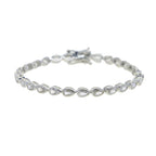 Geometric CZ Bezel Tennis Bracelet For Women Girl Classic Fashion High Quality 5A Cubic Zirconia Jewelry