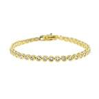 Geometric CZ Bezel Tennis Bracelet For Women Girl Classic Fashion High Quality 5A Cubic Zirconia Jewelry