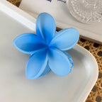 Cute Hair Claw for Beach Vacation and Summer Days with Egg Flowers and Shark Design for Women and Girls
