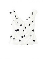 Polka Dot Halter Mini Dress Women Fashion Backless Sleeveless Off-shoulder Hollow Out Slim Short Vestidos 2026 Lady Party Gown