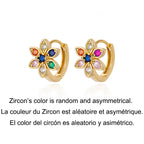 Stainless Steel Rabbit Butterfly Earrings for Women Gold Color Hoop Earrings 2024 Trending Aesthetic Jewelry pendientes mujer