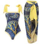 2026 New Arrival Push Up Women Bikini Set Floral Printed Ruffle Bikinis Strappy Bandage Swimwear Brazilian Biquini Bathing Suit