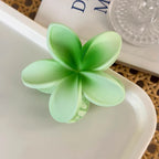 Cute Hair Claw for Beach Vacation and Summer Days with Egg Flowers and Shark Design for Women and Girls