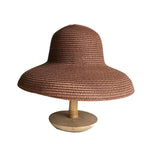Summer hat new female sun hat folding beach hat big brim travel sunscreen Hepburn wind sun hat travel
