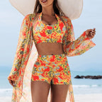 New 2026 Swimsuits Tankini Sets Female Swimwear Push Up For Beach Swim Wear Three-Piece Bathing Suits Pool Women's Swimming Suit