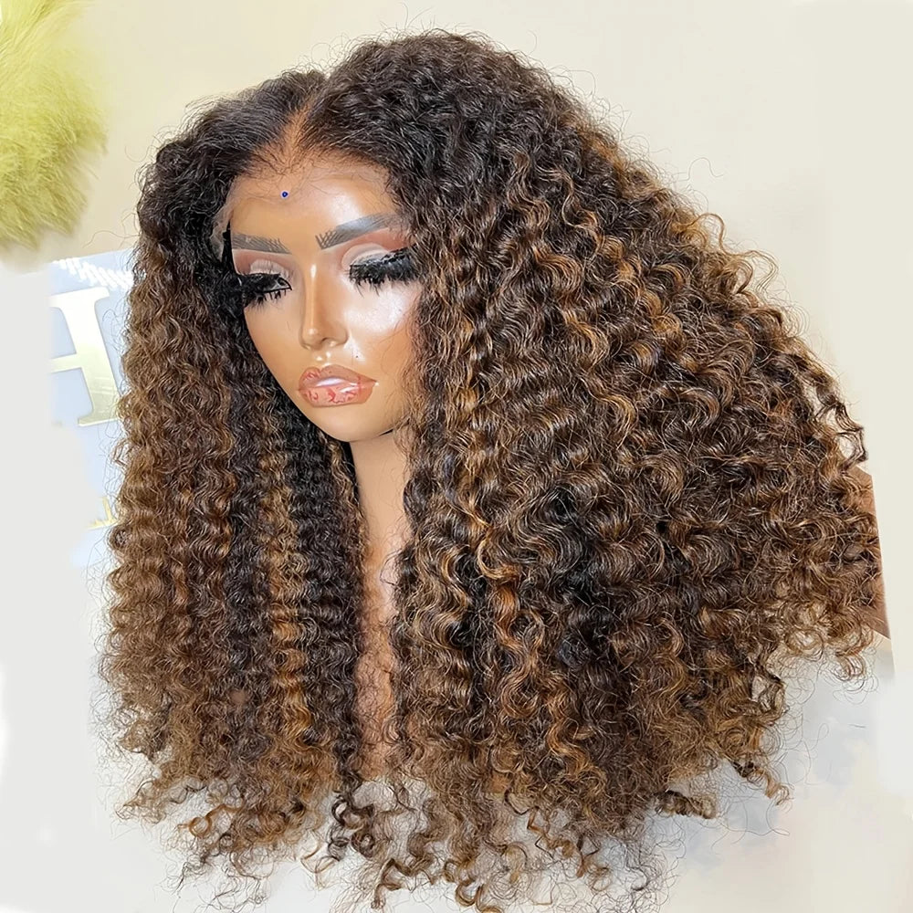 Glueless 30inch 180density Soft Kinky Straight Wig Black Yaki Lace Front Wig For Women Baby Hair Synthetic Wigs Heat Temperature