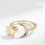 Anti Stress Anxiety Fidget Rings for Women Stainless Steel Sunflower Sun Star Spinner Ring Christmas Jewelry Gifts Dropshipping