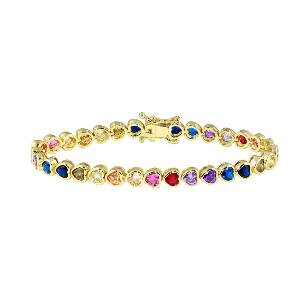 Geometric CZ Bezel Tennis Bracelet For Women Girl Classic Fashion High Quality 5A Cubic Zirconia Jewelry