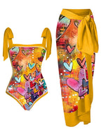2026 New Arrival Push Up Women Bikini Set Floral Printed Ruffle Bikinis Strappy Bandage Swimwear Brazilian Biquini Bathing Suit