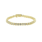 Geometric CZ Bezel Tennis Bracelet For Women Girl Classic Fashion High Quality 5A Cubic Zirconia Jewelry
