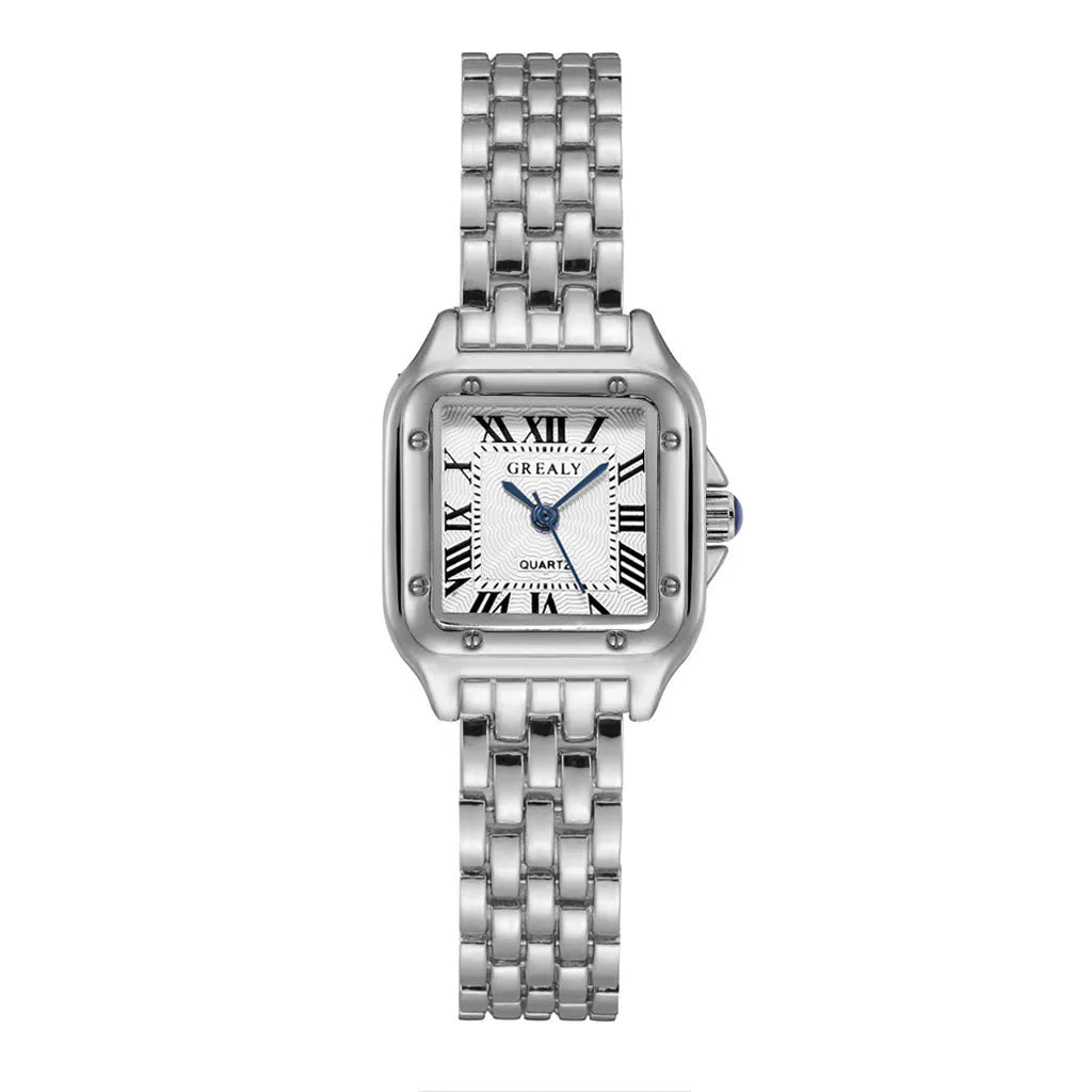 Top Brand Watch Women's Business Retro Classic Simple Waterproof Steel Strip Ladies Fashion Quartz Clock Wristwatches Gift