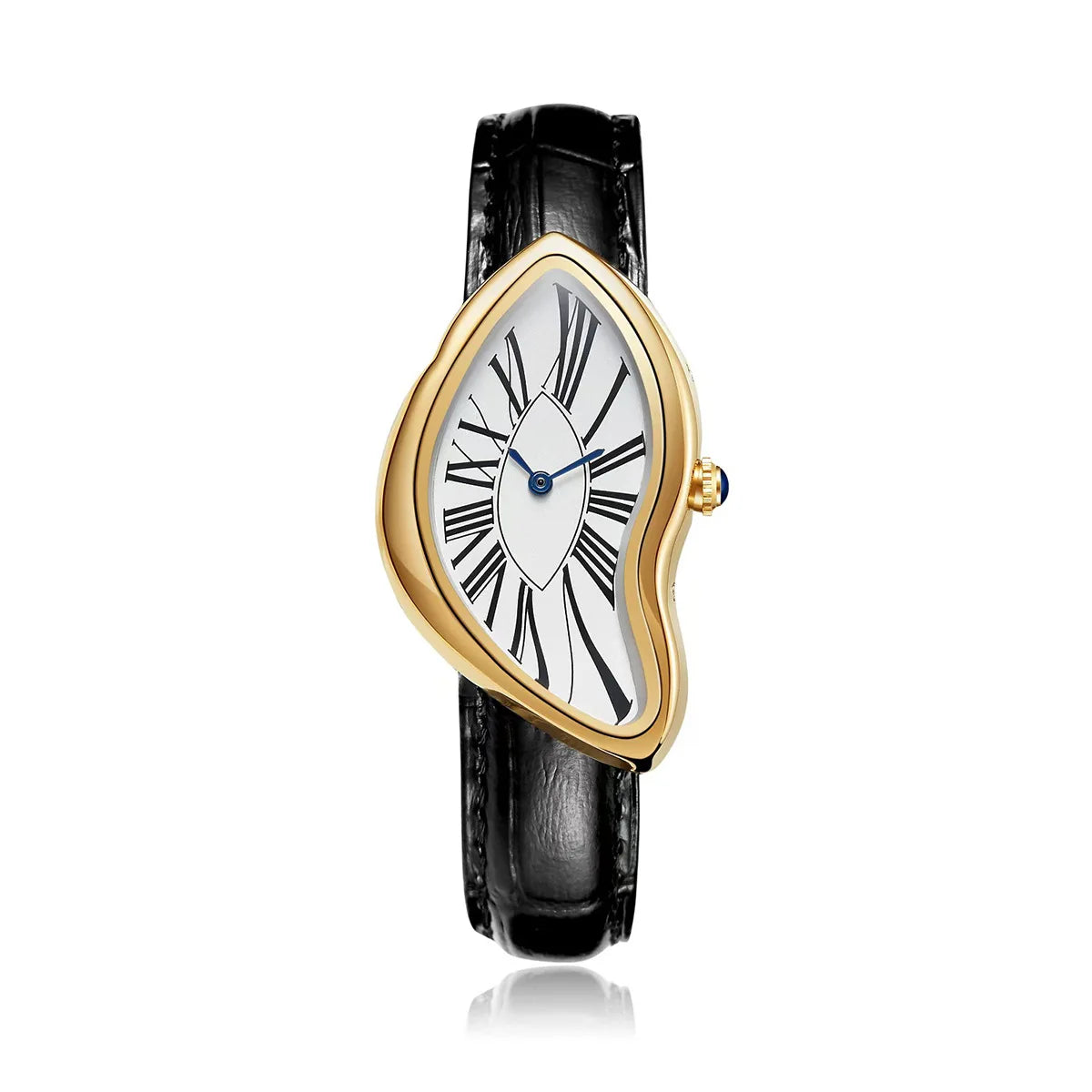 New Alien Crash Melt Twist Y2K Watches for Men and Women Fashion Leather Strap Waterproof Quartz Wristwatches Gift Drop Shipping