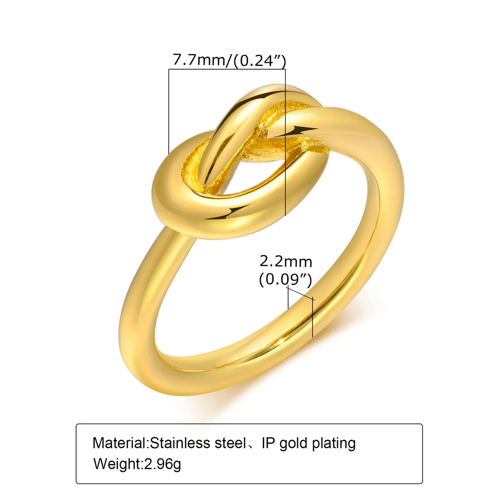 Set of 2 Stacking Ring for WomenStainless Steel 2mm Thin Gold Color Dome Shap Minimalist Jewelry