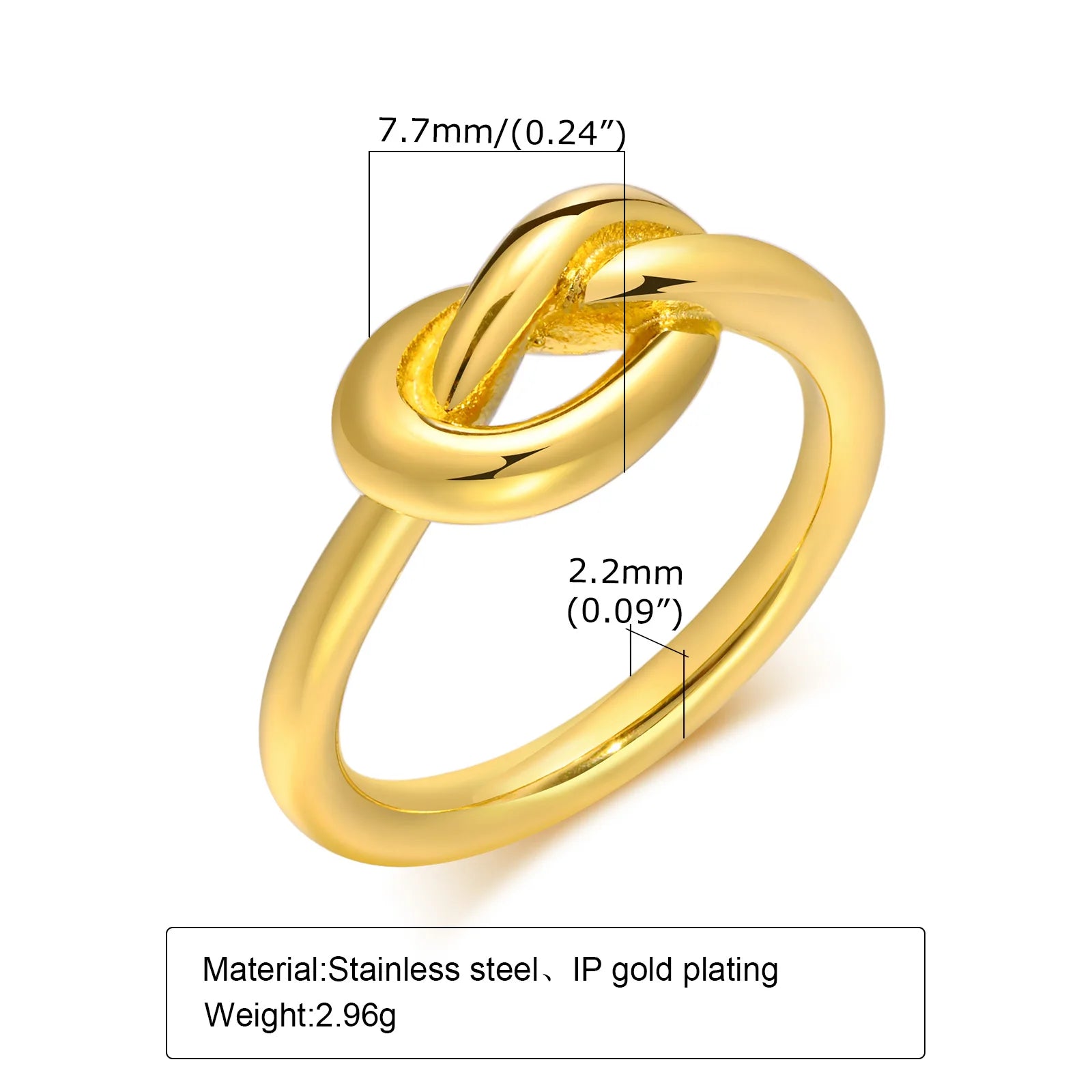 Set of 2 Stacking Ring for WomenStainless Steel 2mm Thin Gold Color Dome Shap Minimalist Jewelry